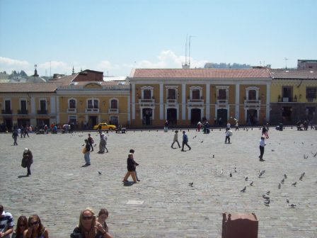 El centro histórico de Quito (clickear para agrandar imagen)